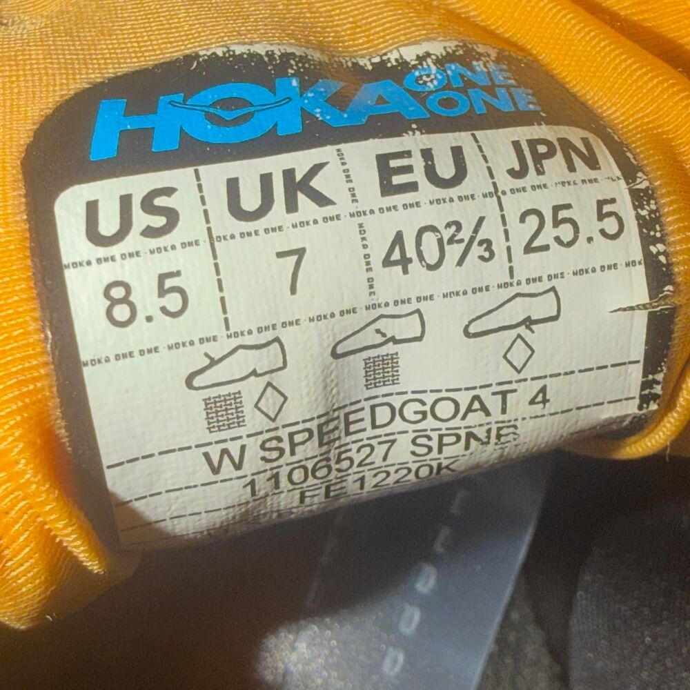 Hoka One One Speedgoat 4, Women 8.5 - Picture 7 of 8